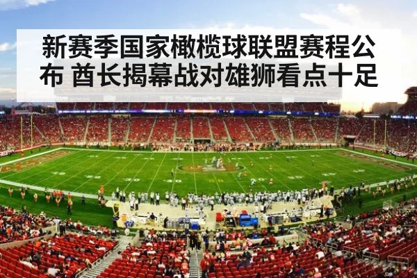新赛季国家橄榄球联盟赛程公布 酋长揭幕战对雄狮看点十足